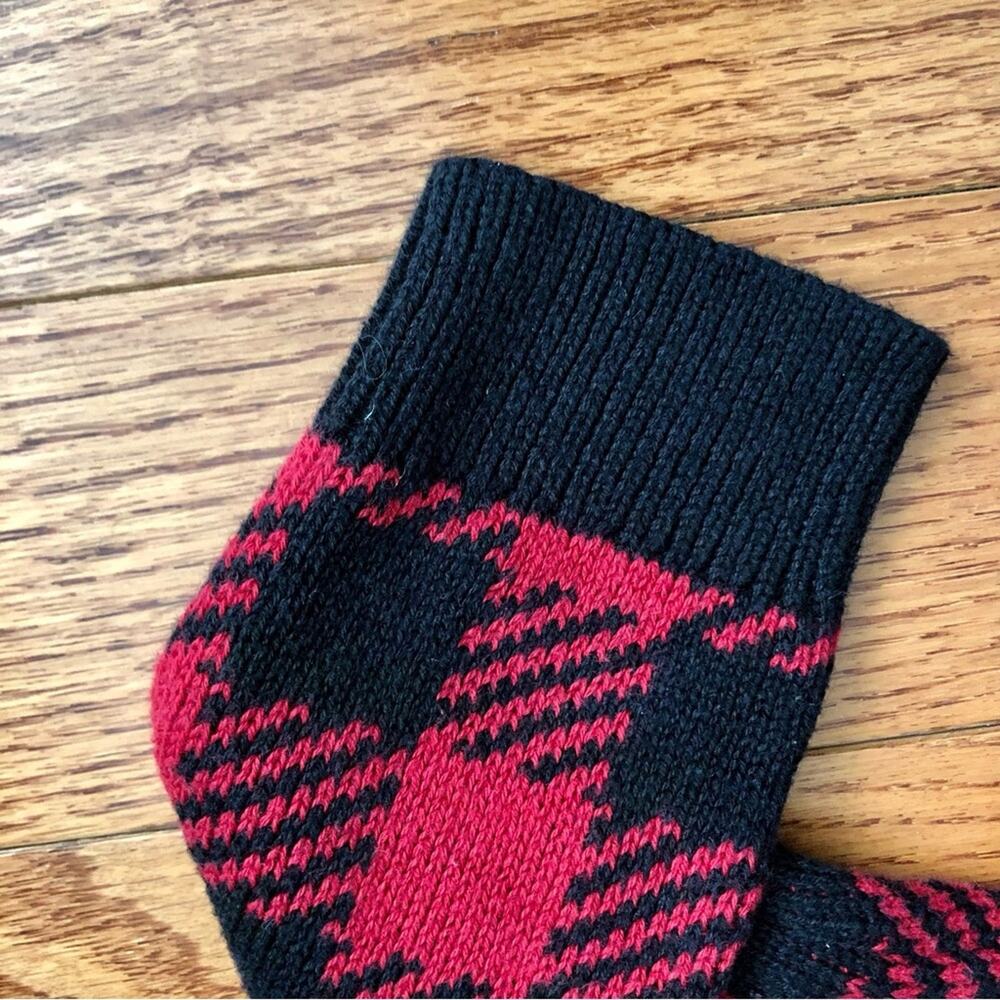 Tucker + Tate Buffalo Plaid red & black Cotton Pullover sweater Boy’s Size 2 - Picture 5 of 8